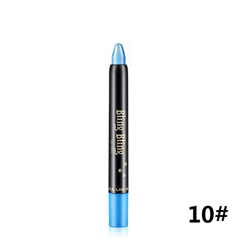 Perlmutt Lidschattenstift Wasserdicht, 15 Farben, Langanhaltend NOOR08