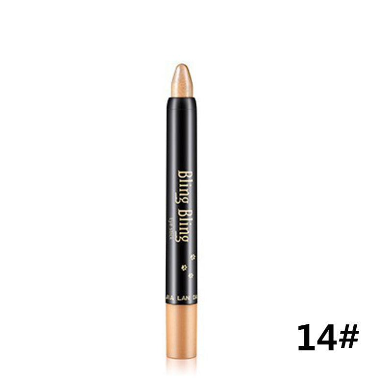 Perlmutt Lidschattenstift Wasserdicht, 15 Farben, Langanhaltend NOOR08