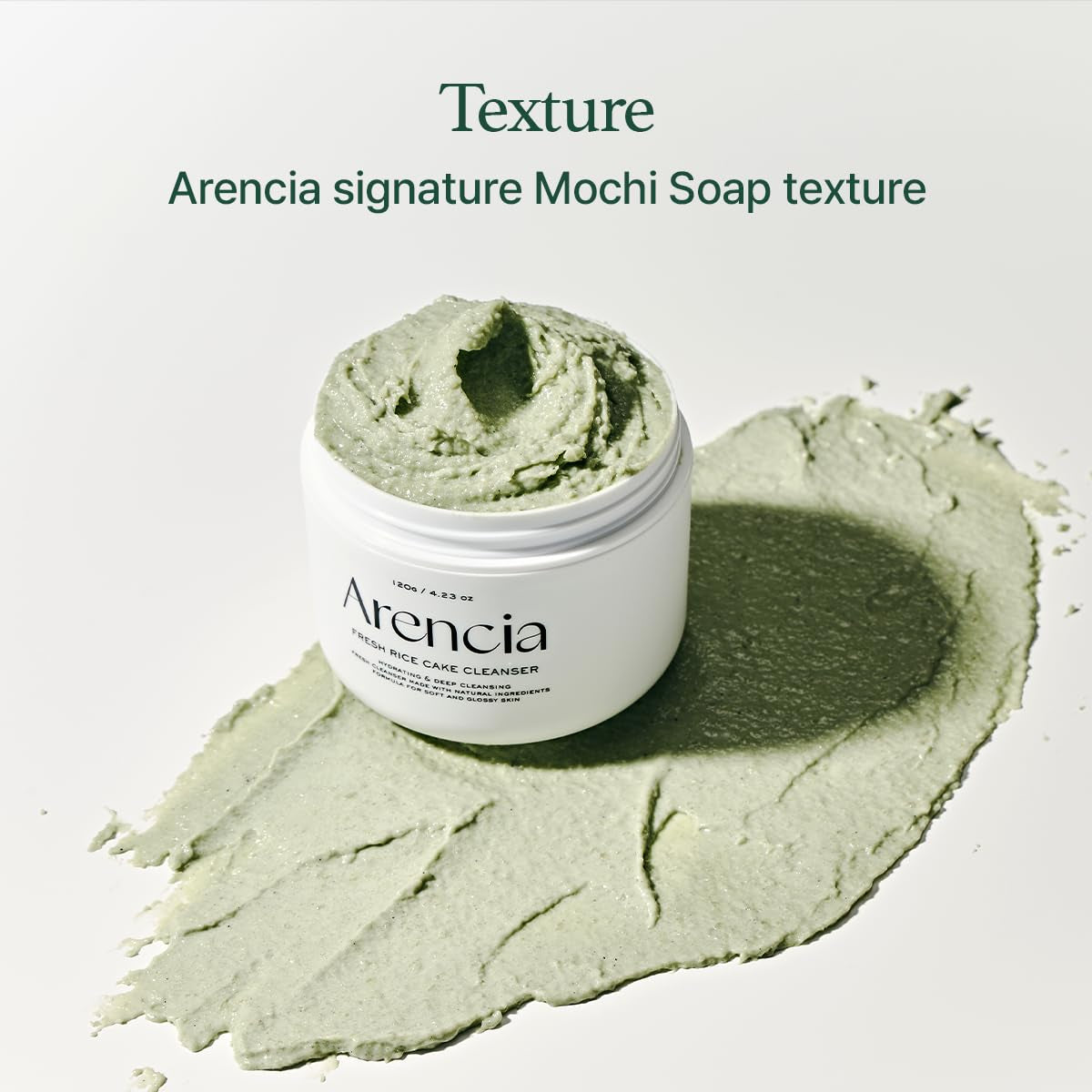Koreanischer Reis-Mochi-Gesichtsreiniger, Schäumendes, Sanftes Peeling, Alles-In-Einem-Tiefenreinigung, Feuchtigkeitsspendend, Porenminimierend, Entfernt Mitesser, 120 G