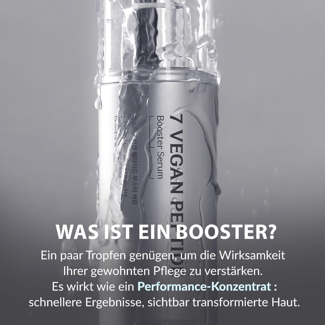 [MIZON] 7 VEGAN PEPTIDE BOOSTER SERUM (150Ml) Koreanische Pflege – Glas-Haut in 7 Sekunden – Porenreduzierung – 7 Lösungen Gegen Hautunregelmäßigkeiten – Hydratiert & Verleiht Ihrer Haut Neuen Glanz