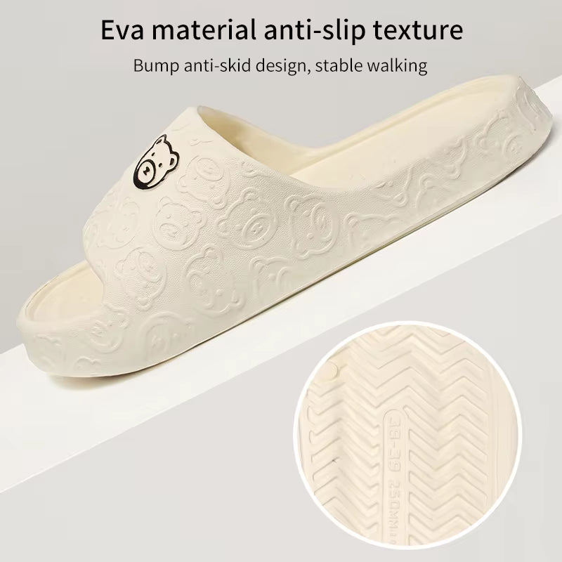 Women's Non-Slip EVA Indoor Slippers - Bathroom Home Sandals