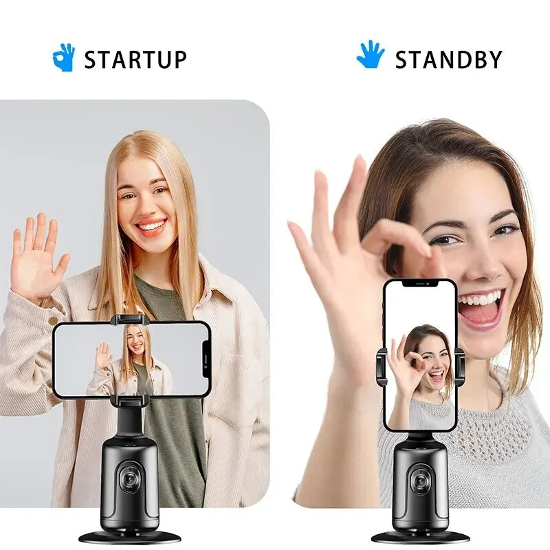 360° Auto Face Tracking Gimbal | KI-gesteuerte Smartphone-Halterung NOOR08