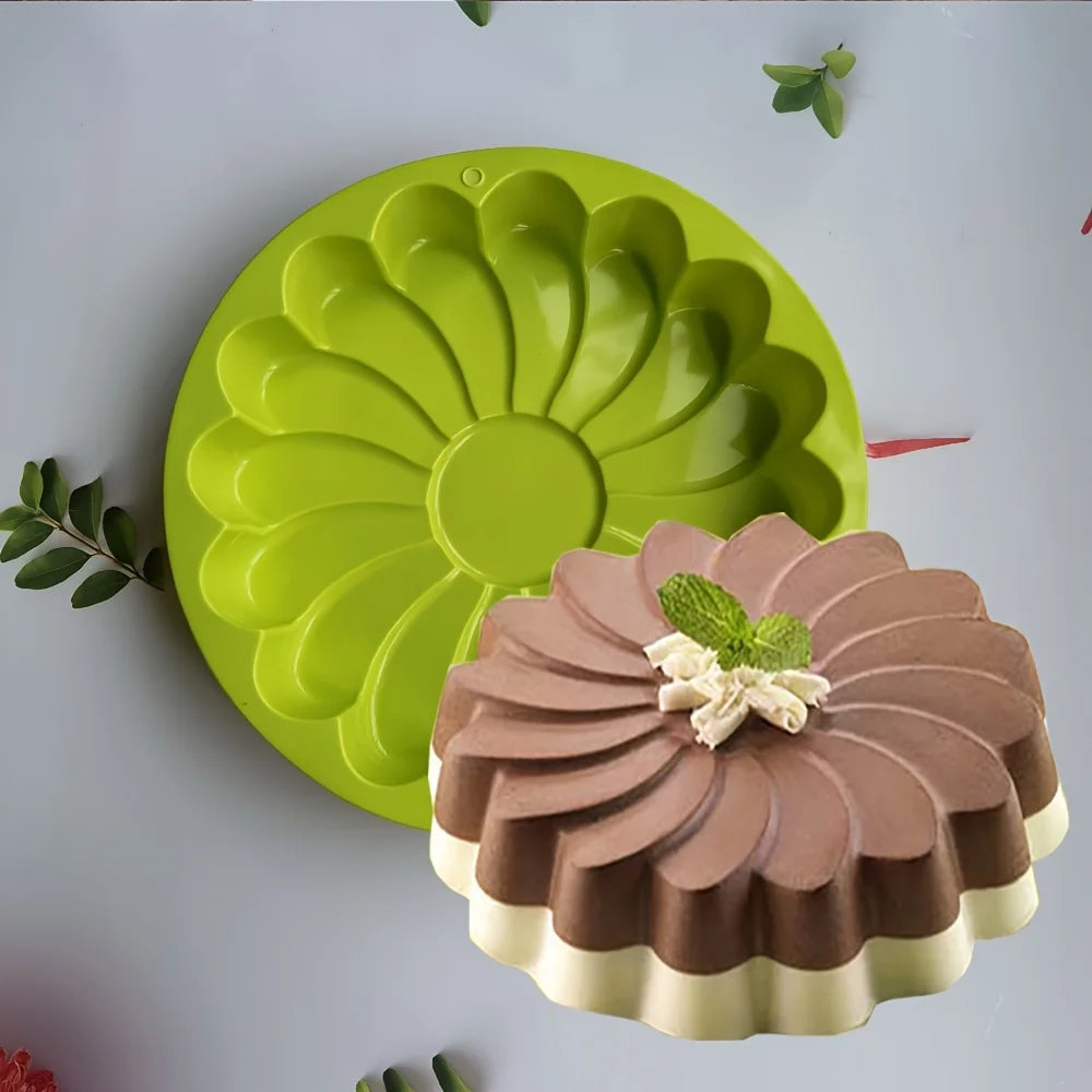 Sunflower Silicone Baking Mold - Versatile Kitchen Tray for Cake, Bread & Chocolate