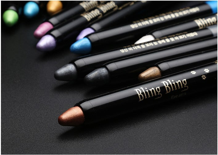 Perlmutt Lidschattenstift Wasserdicht, 15 Farben, Langanhaltend NOOR08