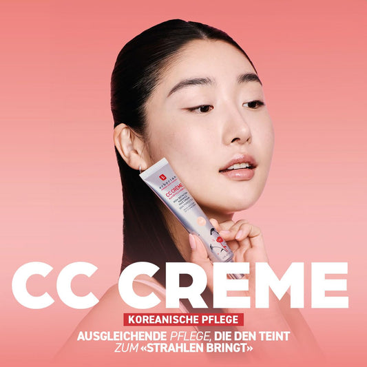 Erborian CC Cream - Getönte Gesichtscreme Mit Centella Asiatica - Gesichtspflege Aus Korea - Strahlender Teint & Feuchtigkeit LSF 25