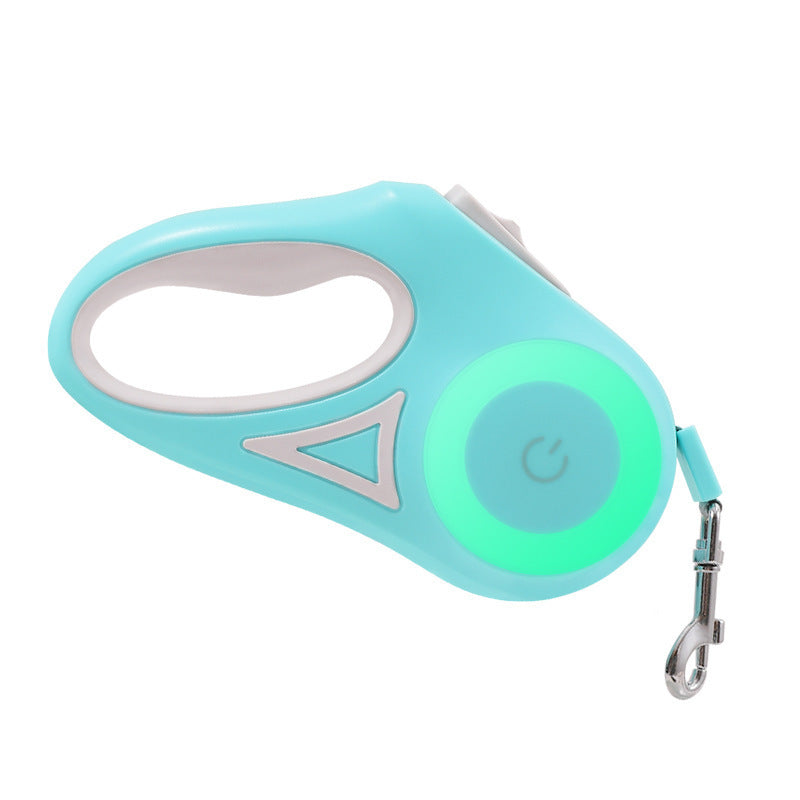 Automatische Hundeleine mit Licht & Halsband | Rollleine für kleine & mittlere Hunde NOOR08