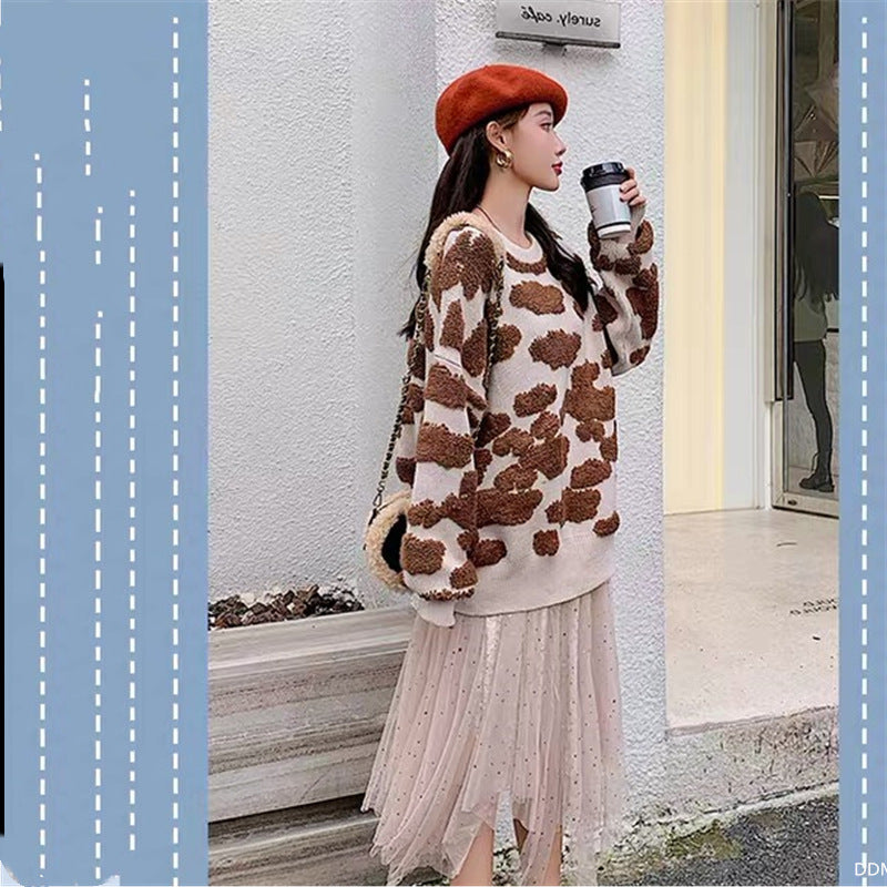 Partnerlook Cloud Pullover Damen Herbst Winter Neu NOOR08