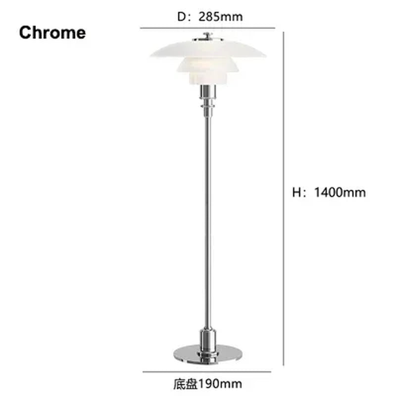 Scandinavian Glass Table Lamp – Modern Minimalist Lighting for Bedroom, Study & Living Room | Danish-Inspired Touch of Elegance