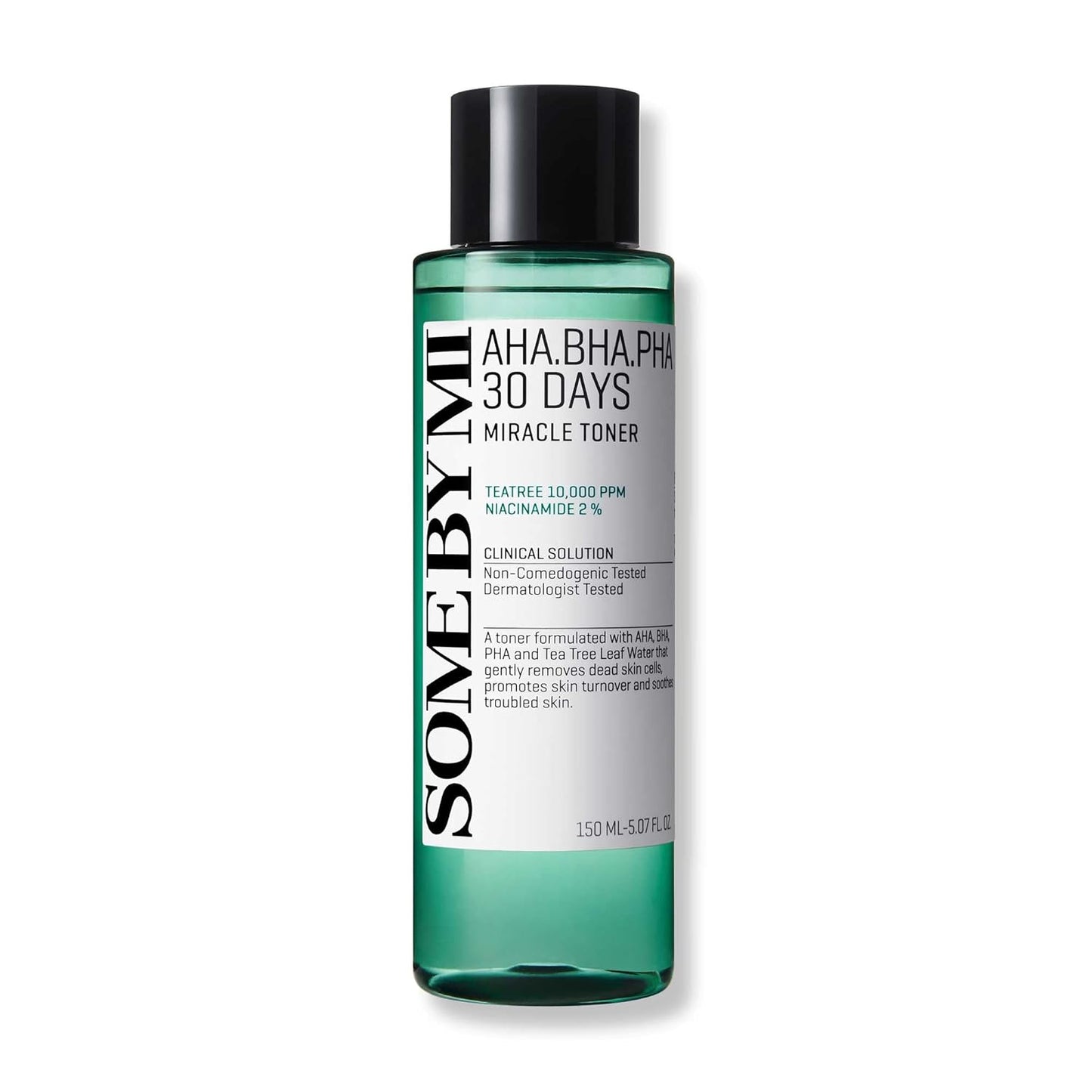 SOME by MI AHA BHA PHA 30 Days Miracle Toner – 150Ml – Exfolierendes Gesichtswasser Mit Salicylsäure Für Alle Hauttypen – Porenpflege & Ölkontrolle Mit 2% Niacinamid – Koreanische Hautpflege