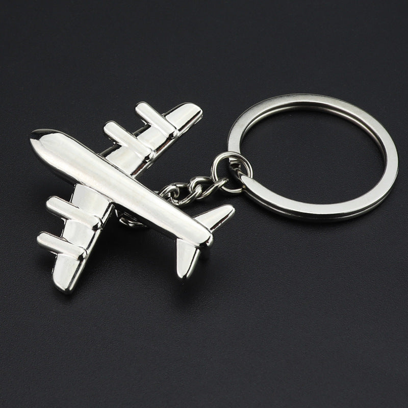 Metall Flugzeug Schlüsselanhänger | Herren-Modell-Schlüsselring NOOR08