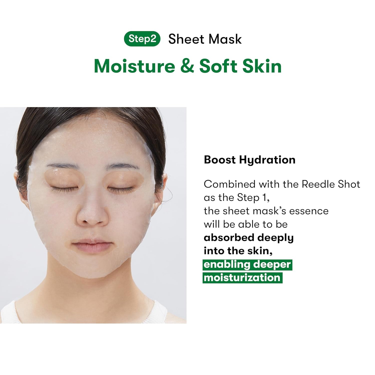 VT COSMETICS Reedle Shot 100 2-Step Mask (1.5 G)