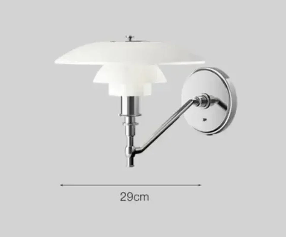 Scandinavian Glass Table Lamp – Modern Minimalist Lighting for Bedroom, Study & Living Room | Danish-Inspired Touch of Elegance