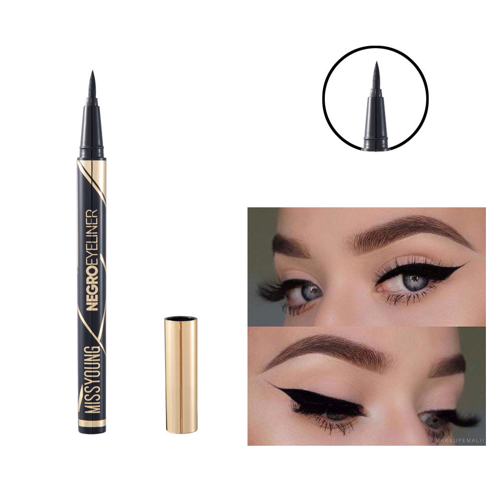 Wasserfester Eyeliner Schwarz – Langanhaltend & Schweißresistent NOOR08
