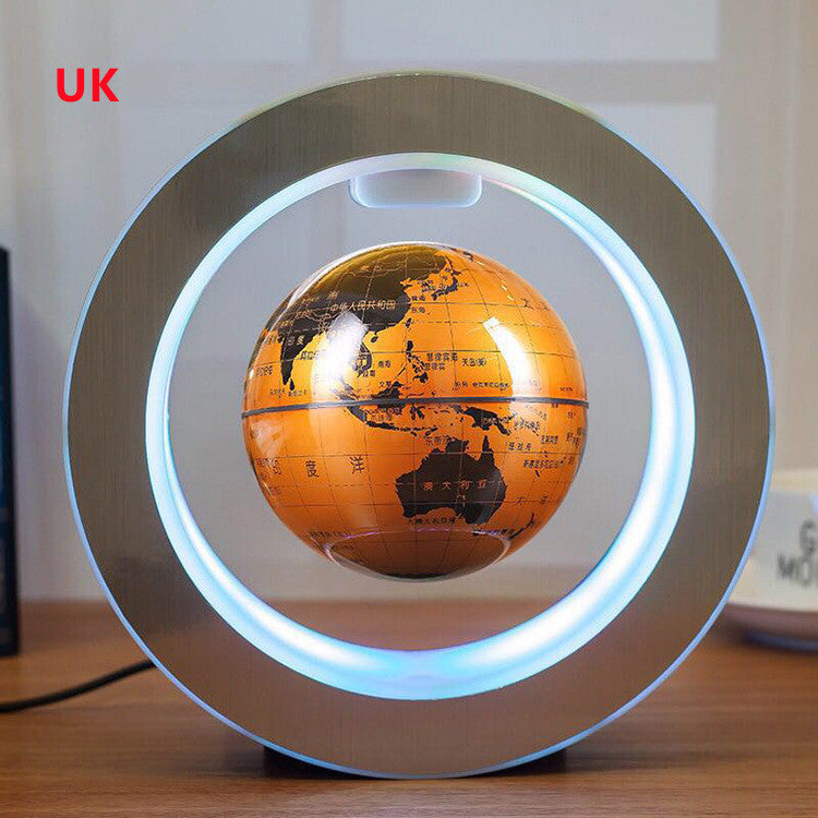 LED Weltkarte Schwebender Globus | Magnetische Levitation Lampe NOOR08