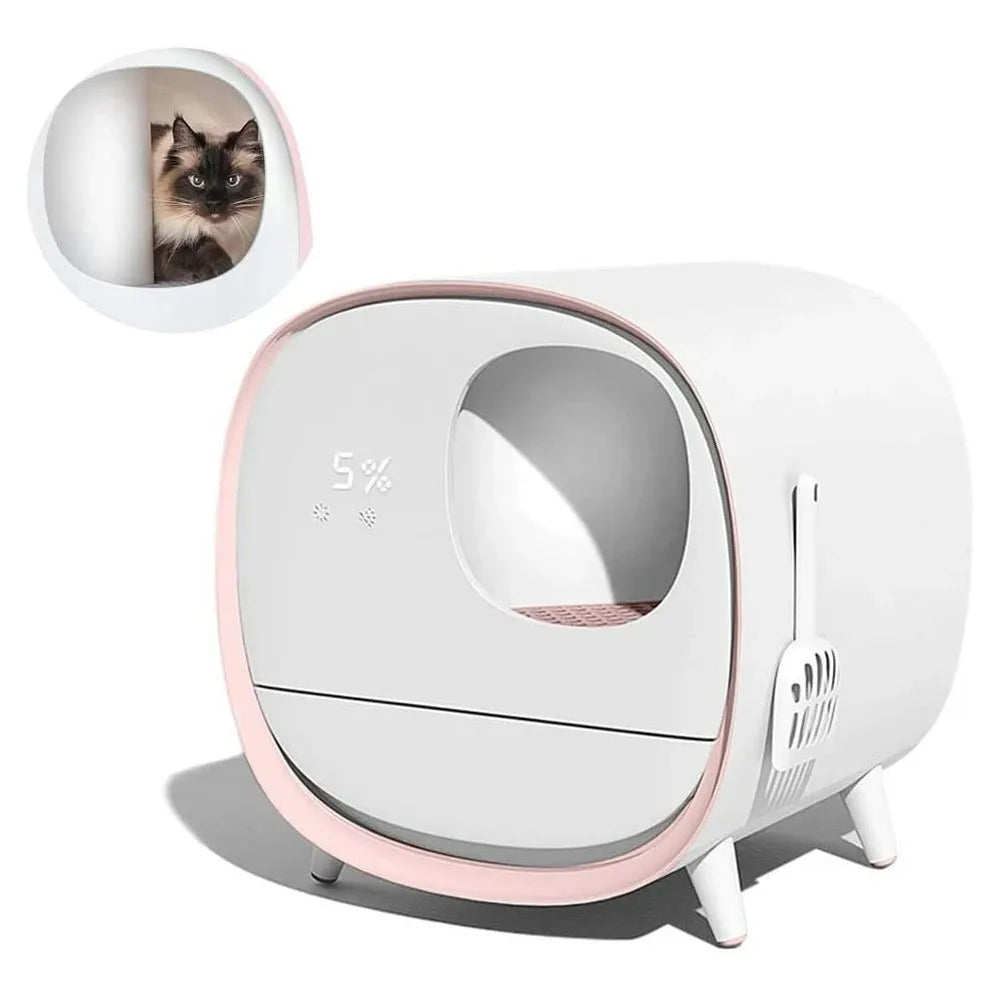 Automatische Katzentoilette Selbstreinigend - Smart Katzenklo mit Deodorant-Funktion