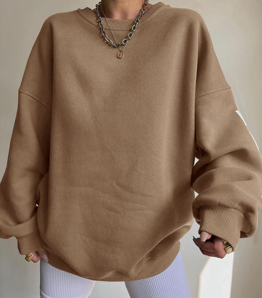Damen Print-Sweatshirt | Dickes, bequemes Oberteil mit Muster NOOR08