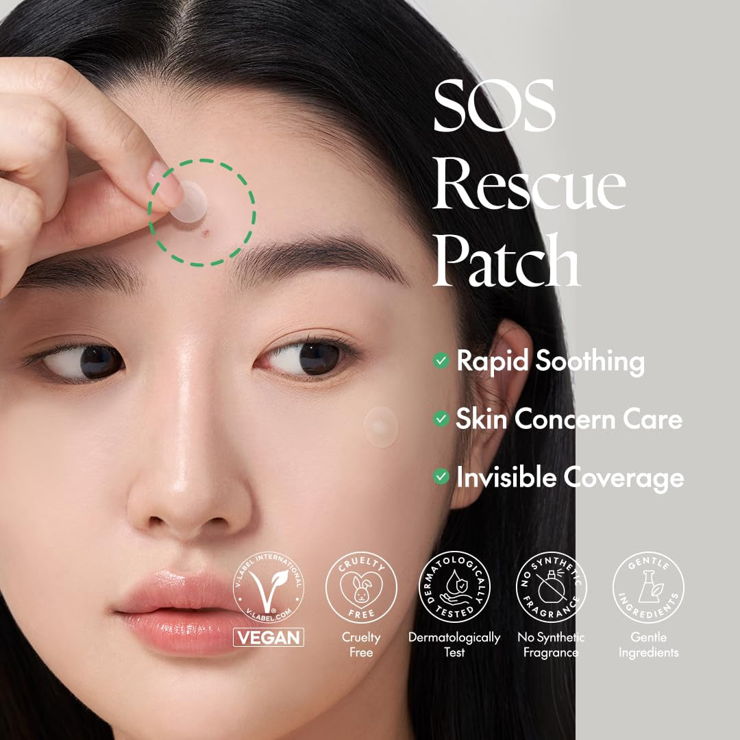 PURITO SEOUL Wonder Releaf Centella Spot Patch, Korean Centella, for Sensitive Skin, Soothing, Pimple Patches for Face, Spot Stickers, K-Beauty, 51 Count