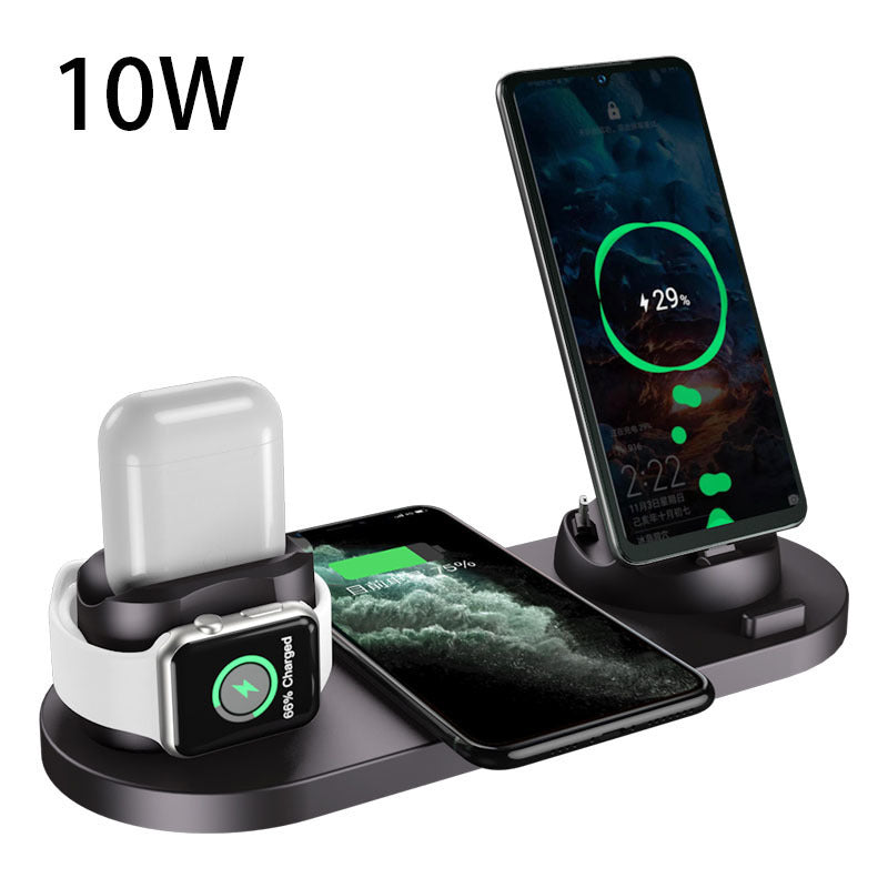 6-in-1 Kabelloses Ladegerät | Schnelle Ladestation für iPhone & Watch NOOR08