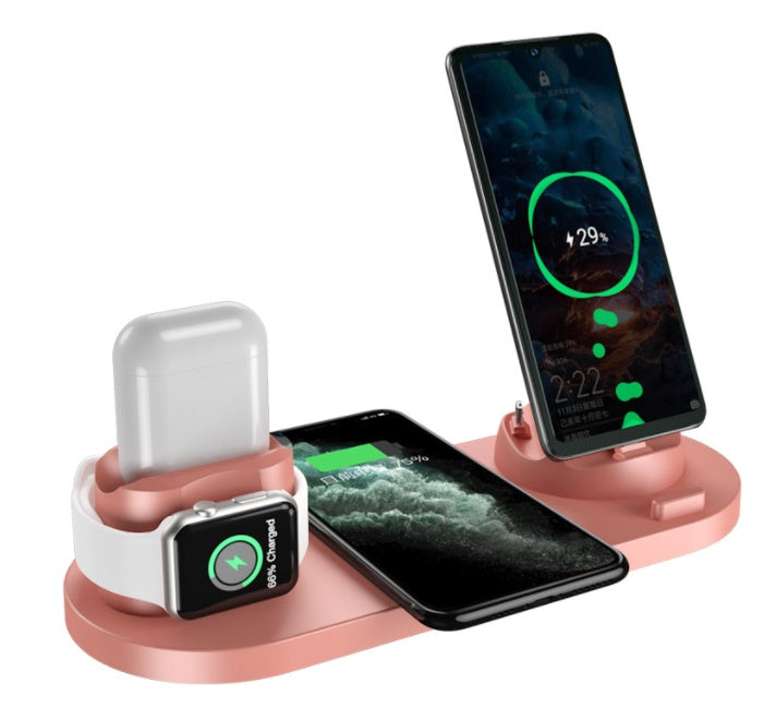 6-in-1 Kabelloses Ladegerät | Schnelle Ladestation für iPhone & Watch NOOR08