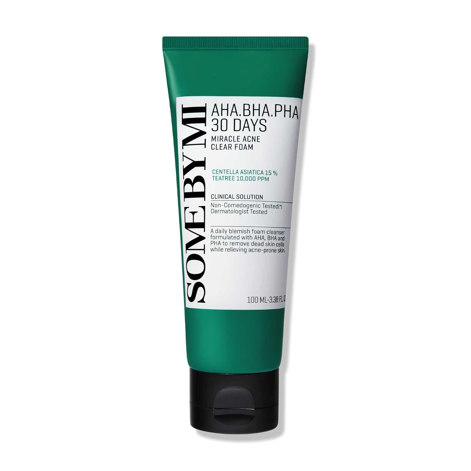 SOME by MI AHA BHA PHA Reinigungsschaum 100Ml – Exfolierender Cleanser Mit Salicylsäure & Teebaum – Porentiefe Gesichtsreinigung Gegen Akne & Unreinheiten – Koreanische Hautpflege Für Klare Haut