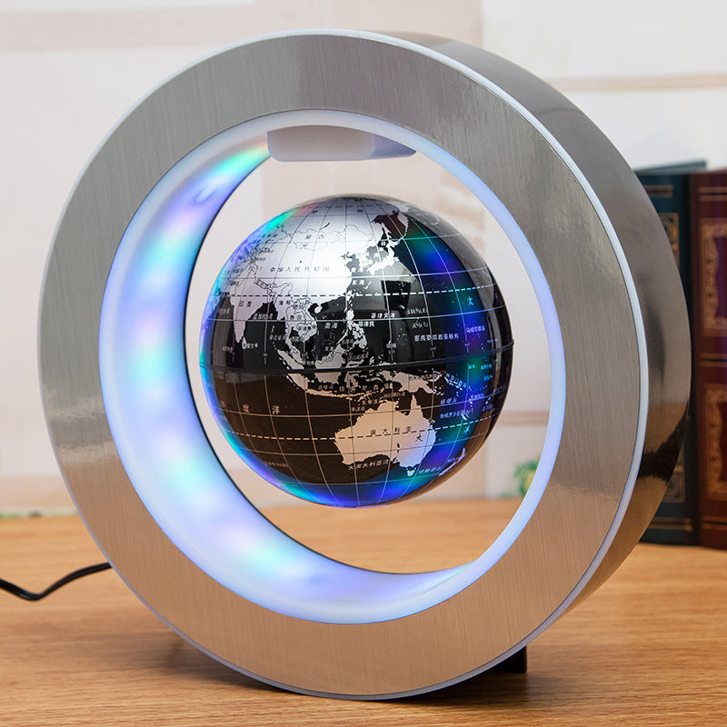 LED Weltkarte Schwebender Globus | Magnetische Levitation Lampe NOOR08