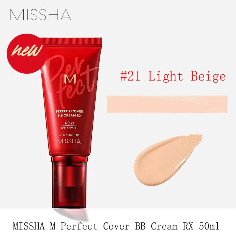 K-Beauty MISSHA M Perfect Cover BB Cream SPF 42 PA+++ | All-in-One Foundation Alternative