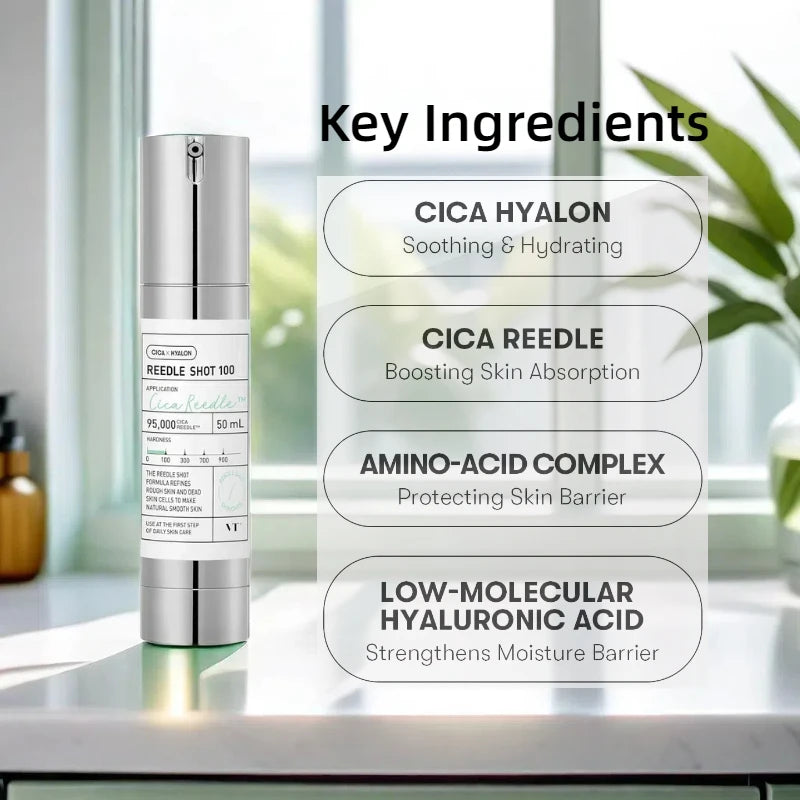 [K-Beauty] VT COSMETICS CICA Reedle Shot 700 Essence | Intensive Skin Renewal & Soothing | With Centella & Hyaluronic Acid