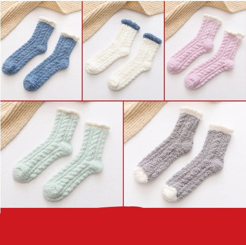 Flauschige Thermo-Socken für Damen | Warme Winter-Socken NOOR08