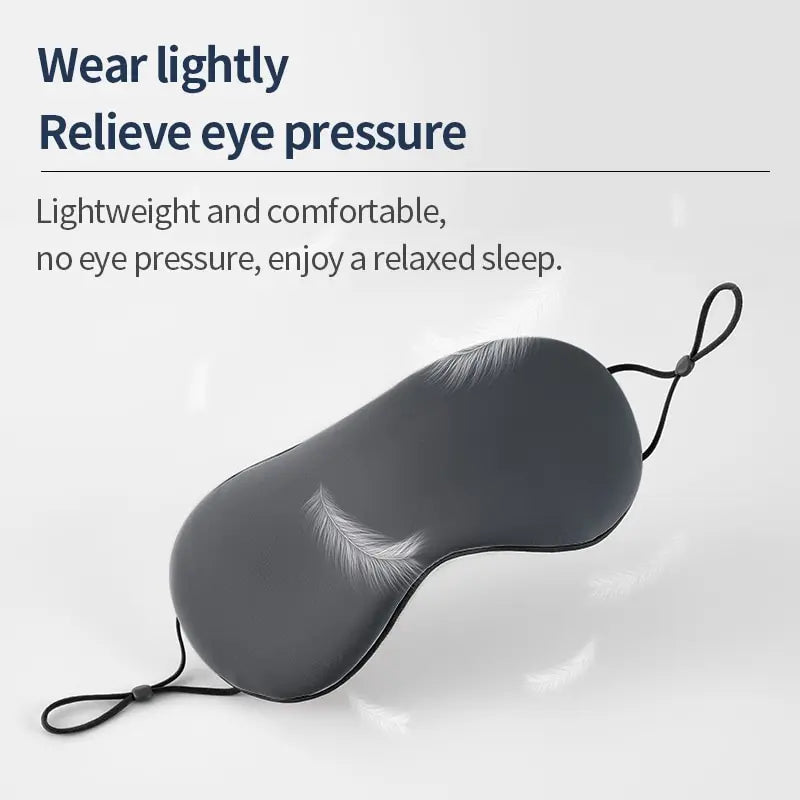 Korean Ice and warm Silk Eye Mask - Breathable Adjustable Sleep Travel Mask