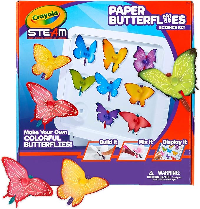 Crayola Paper Butterfly Science Kit | STEAM-Spielzeug für Kinder NOOR08