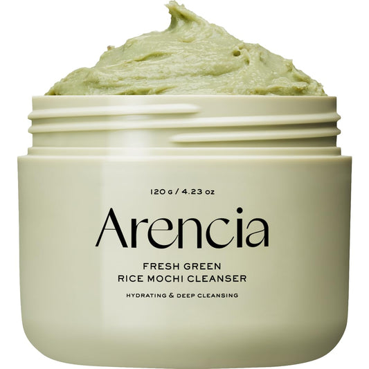 Koreanischer Reis-Mochi-Gesichtsreiniger, Schäumendes, Sanftes Peeling, Alles-In-Einem-Tiefenreinigung, Feuchtigkeitsspendend, Porenminimierend, Entfernt Mitesser, 120 G