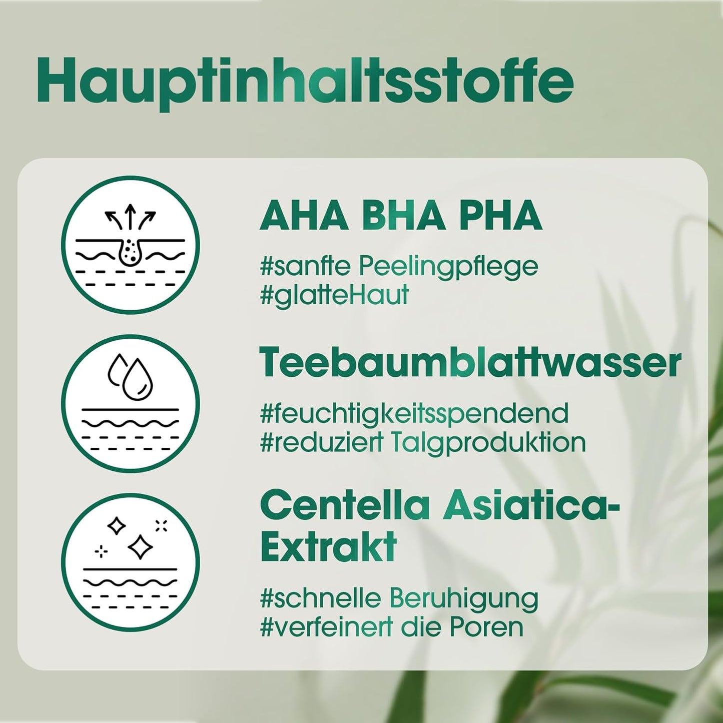 SOME by MI AHA BHA PHA 30 Tage Miracle Serum – 50Ml – Beruhigendes Centella-Serum Mit Niacinamid – Gegen Poren, Sebum & Mitesser – Koreanische Hautpflege