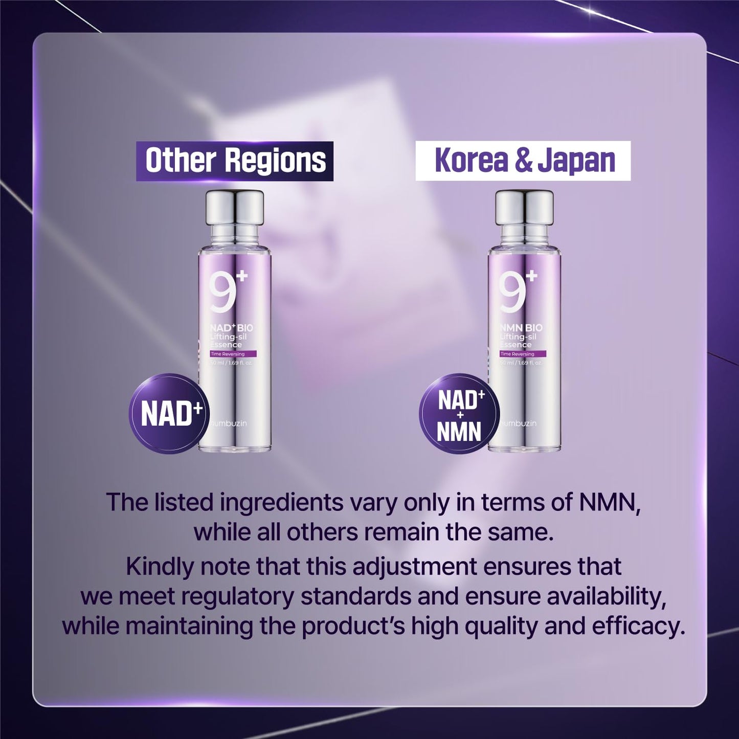 Numbuzin No.9 Essence | NAD+ BIO Essence | Firming, Wrinkles, Fine Lines, Elasticity | Peptides, NAD+ | Serum for Aging, Dull Skin | 1.69 Fl. Oz.