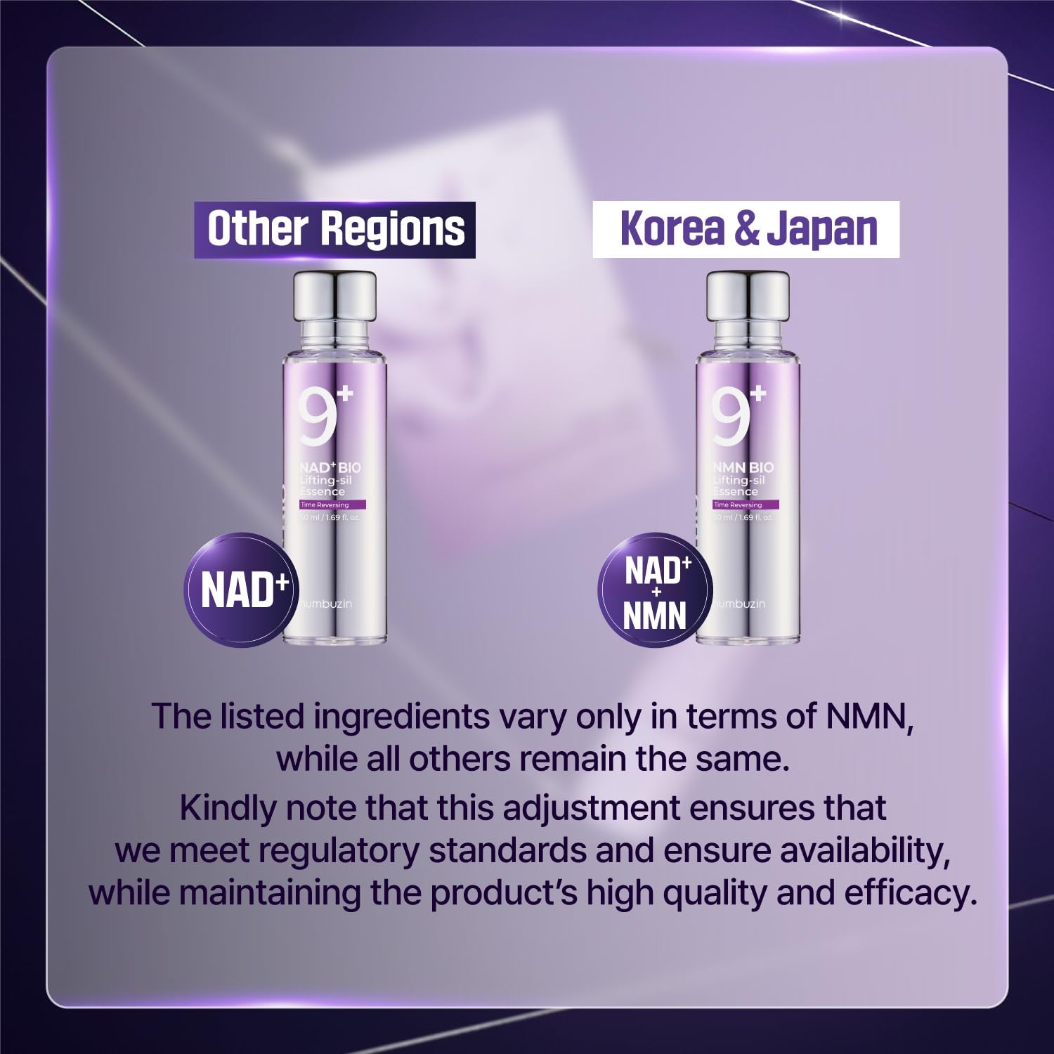 Numbuzin No.9 Essence | NAD+ BIO Essence | Firming, Wrinkles, Fine Lines, Elasticity | Peptides, NAD+ | Serum for Aging, Dull Skin | 1.69 Fl. Oz.