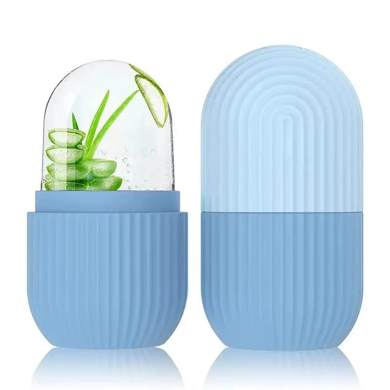 Silicone Ice Facial Massager Ball - Beauty Lifting Eye Roller Acne Treatment Tool
