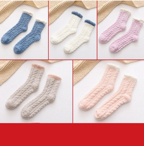 Flauschige Thermo-Socken für Damen | Warme Winter-Socken NOOR08