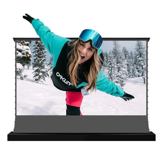 VIVIDSTORM vividstorm 100 inches S electric Floor Screen ALR obsidian 08 projector film screen projector 4k fold screen NOOR08
