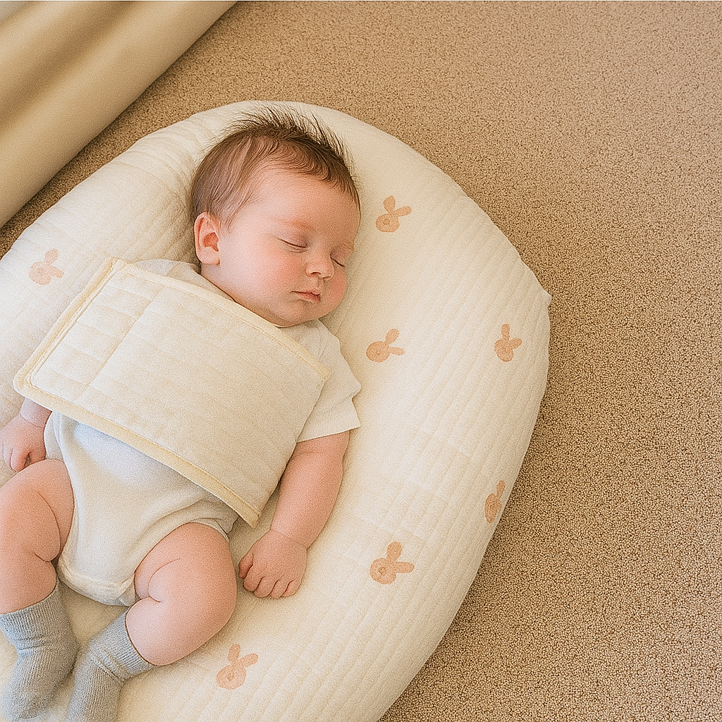 Babykissen für Reflux | Sanfte Baumwoll-Unterstützung für Neugeborene NOOR08