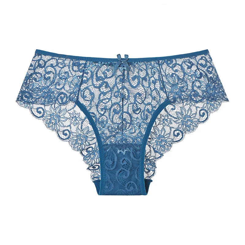 3er-Pack Damen-Panties, Spitze, Transparent, Sexy Lingerie NOOR08