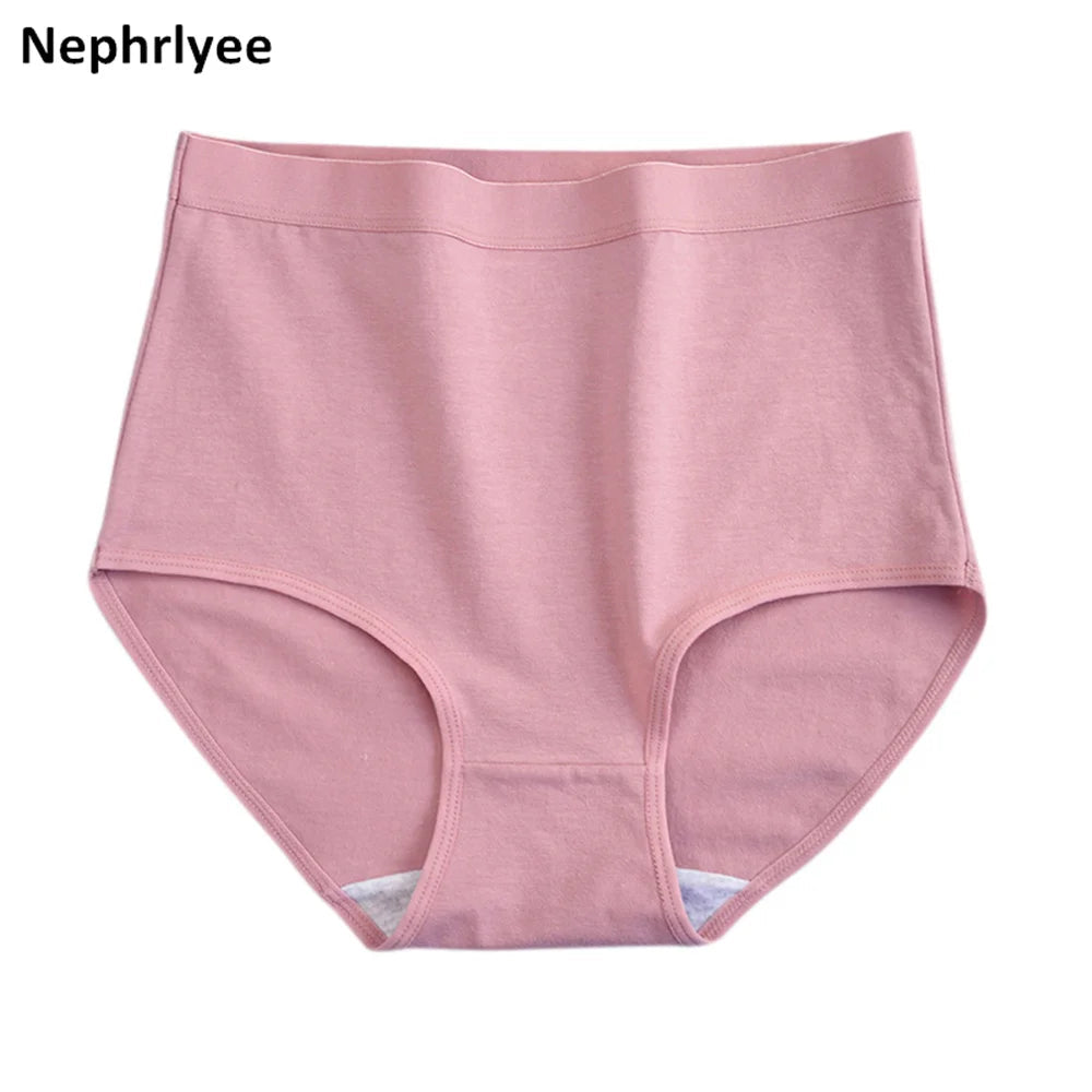 Neue Baumwoll-Panties 2025, weich, atmungsaktiv, Hohe Taille NOOR08
