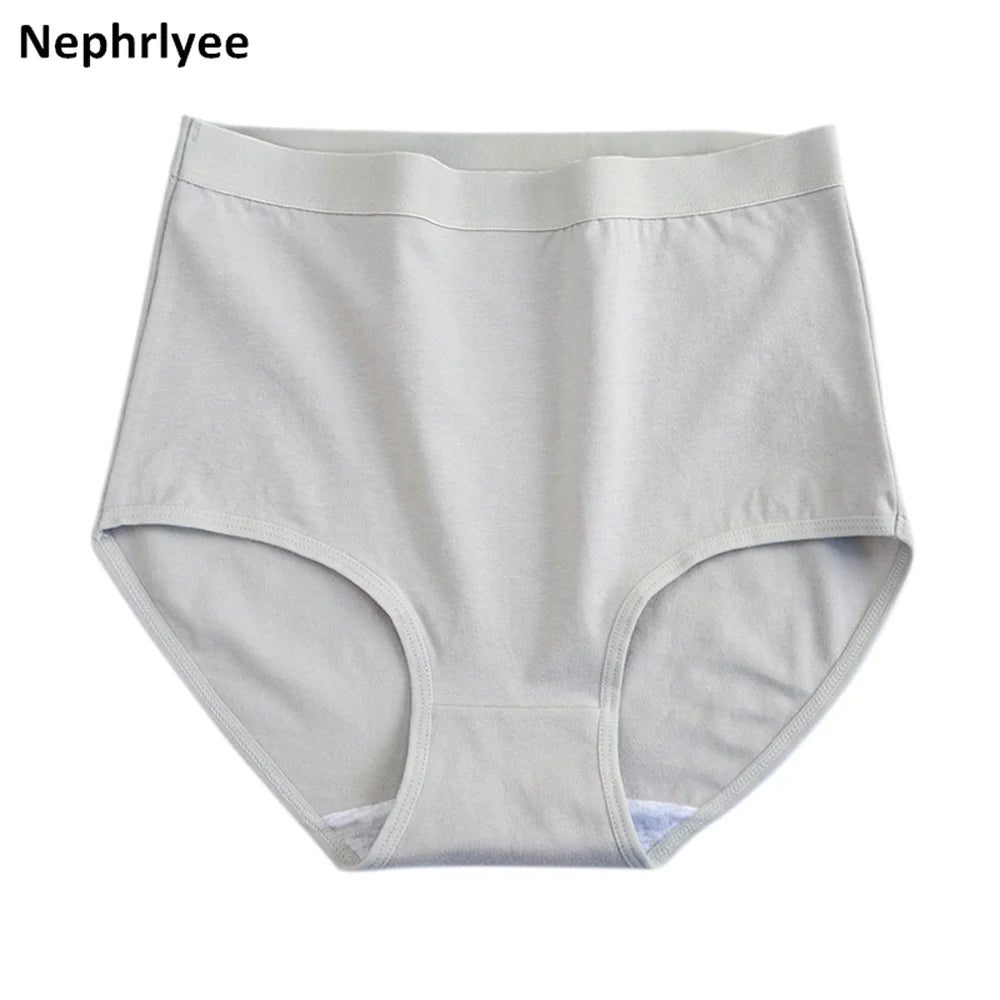 Neue Baumwoll-Panties 2025, weich, atmungsaktiv, Hohe Taille NOOR08