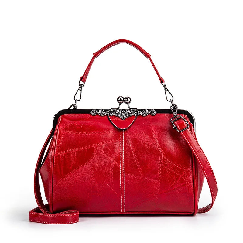 Damen Luxus Leder Umhängetasche | Modische Schulter & Tote Bag NOOR08