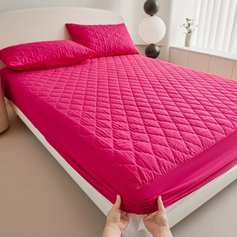 Wasserdichter Matratzenschoner – Gesteppter Schutz für Queen & King Size Betten NOOR08