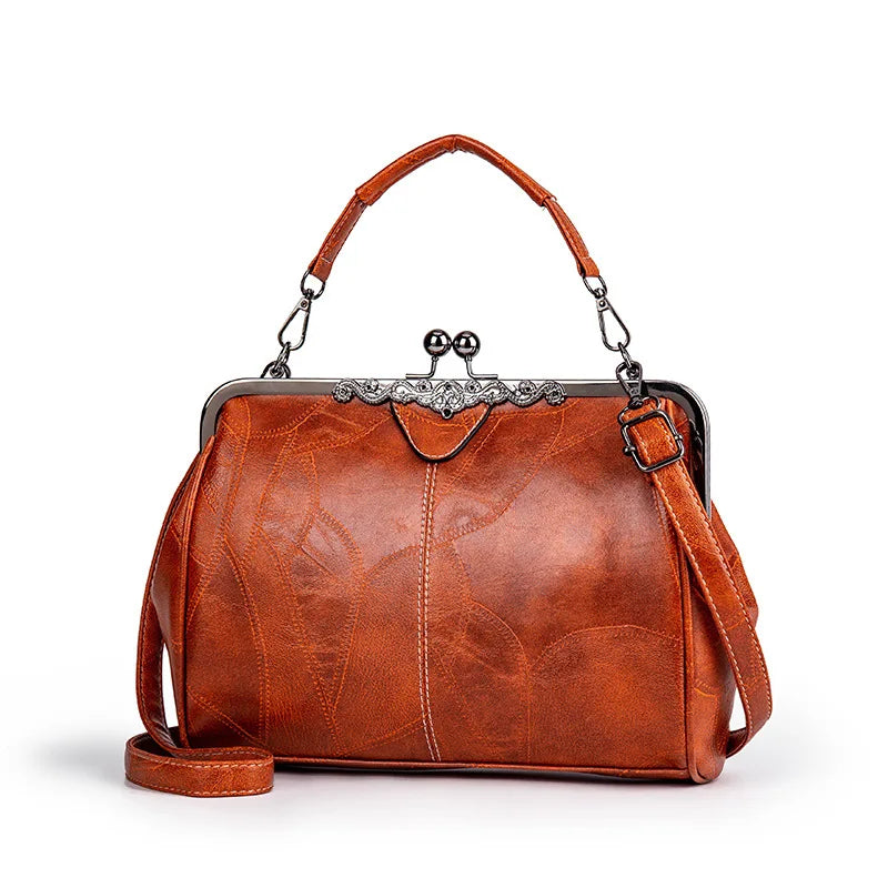 Damen Luxus Leder Umhängetasche | Modische Schulter & Tote Bag NOOR08