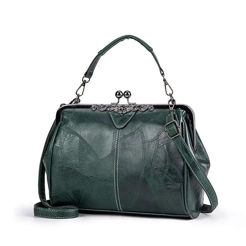 Damen Luxus Leder Umhängetasche | Modische Schulter & Tote Bag NOOR08