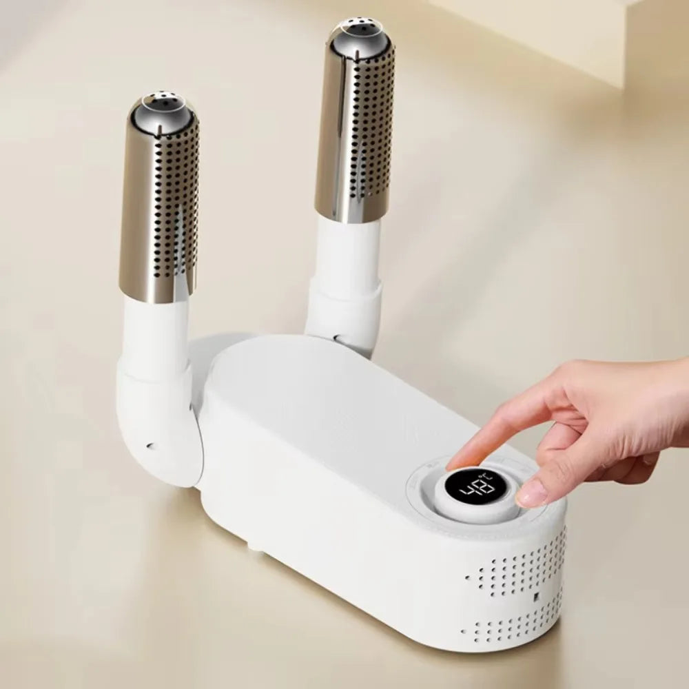 Elektrischer Schuhtrockner Tragbar & Faltbar – Intelligenter Heizlüfter, Entfeuchter & Geruchsentferner (220V)