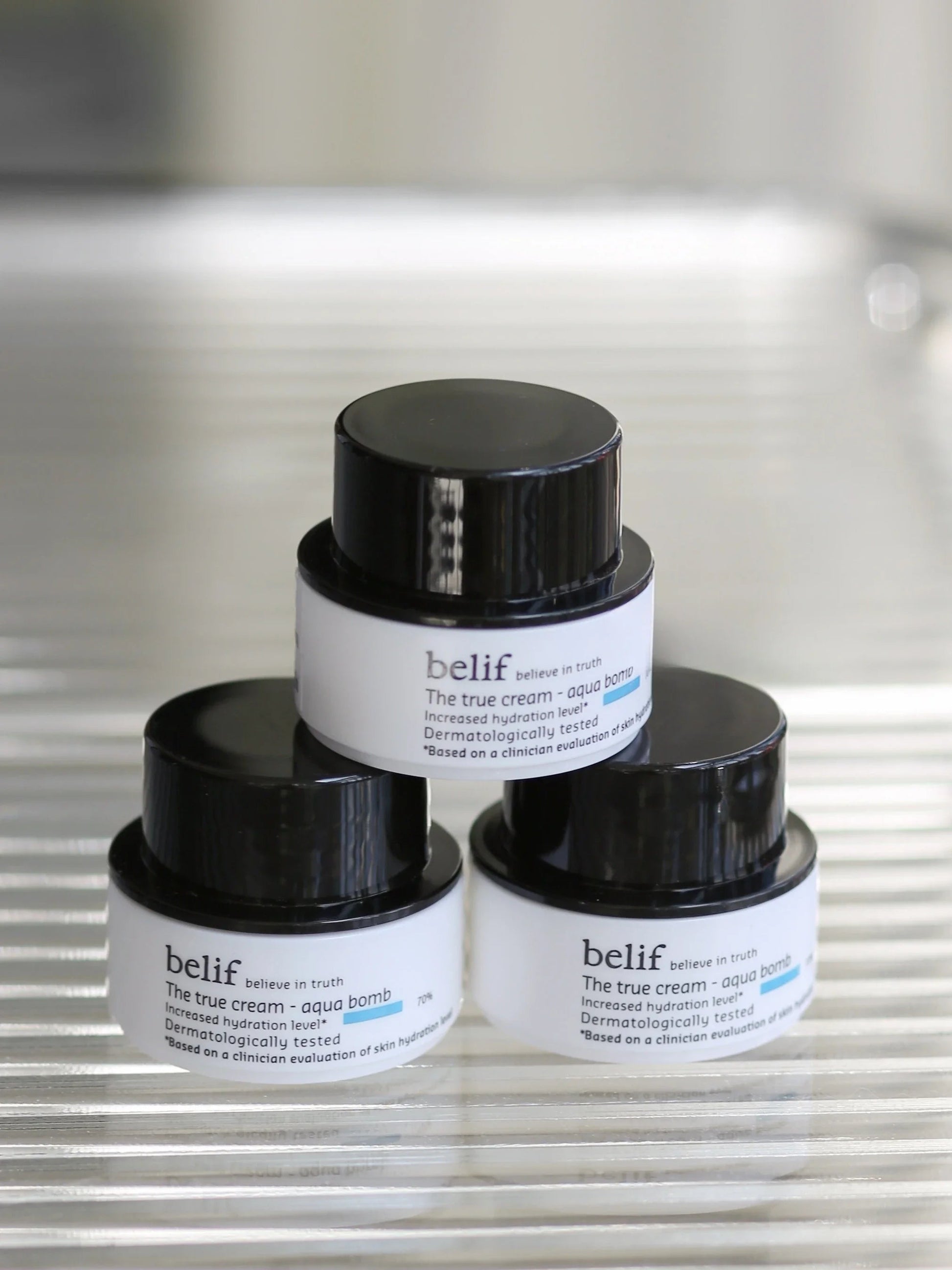 Belif The True Cream, 10ml 3er-Set, 26h Feuchtigkeit NOOR08