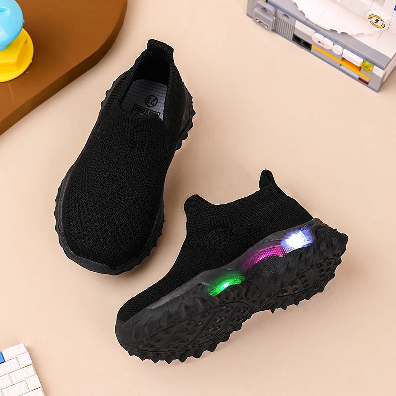 Leucht-Sneaker für Kinder | Atmungsaktive LED-Schuhe NOOR08