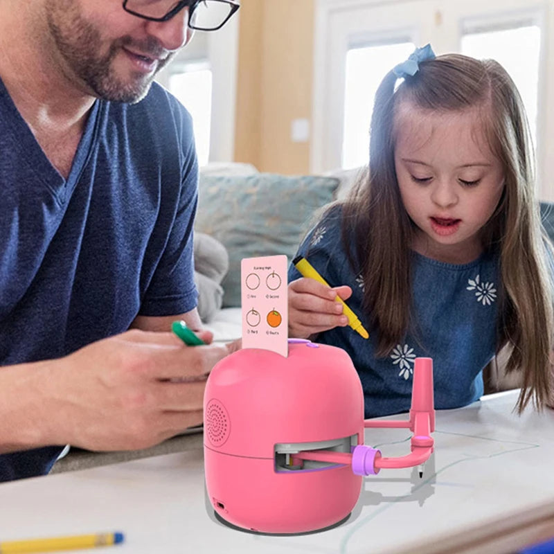 Interaktiver Zeichenroboter für Kinder mit 100 Karten NOOR08
