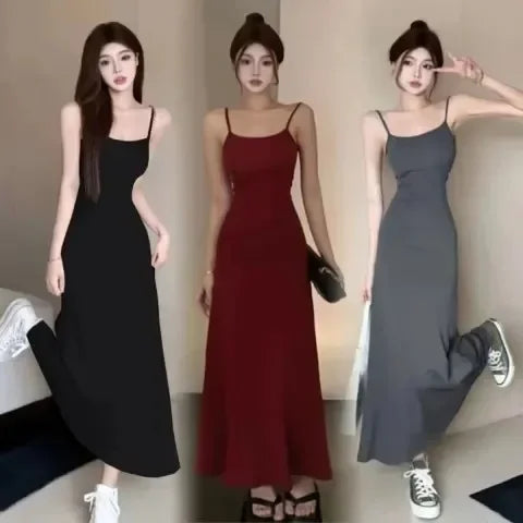 Sommerliches, elastisches Tank-Kleid für Damen, schulterfrei NOOR08